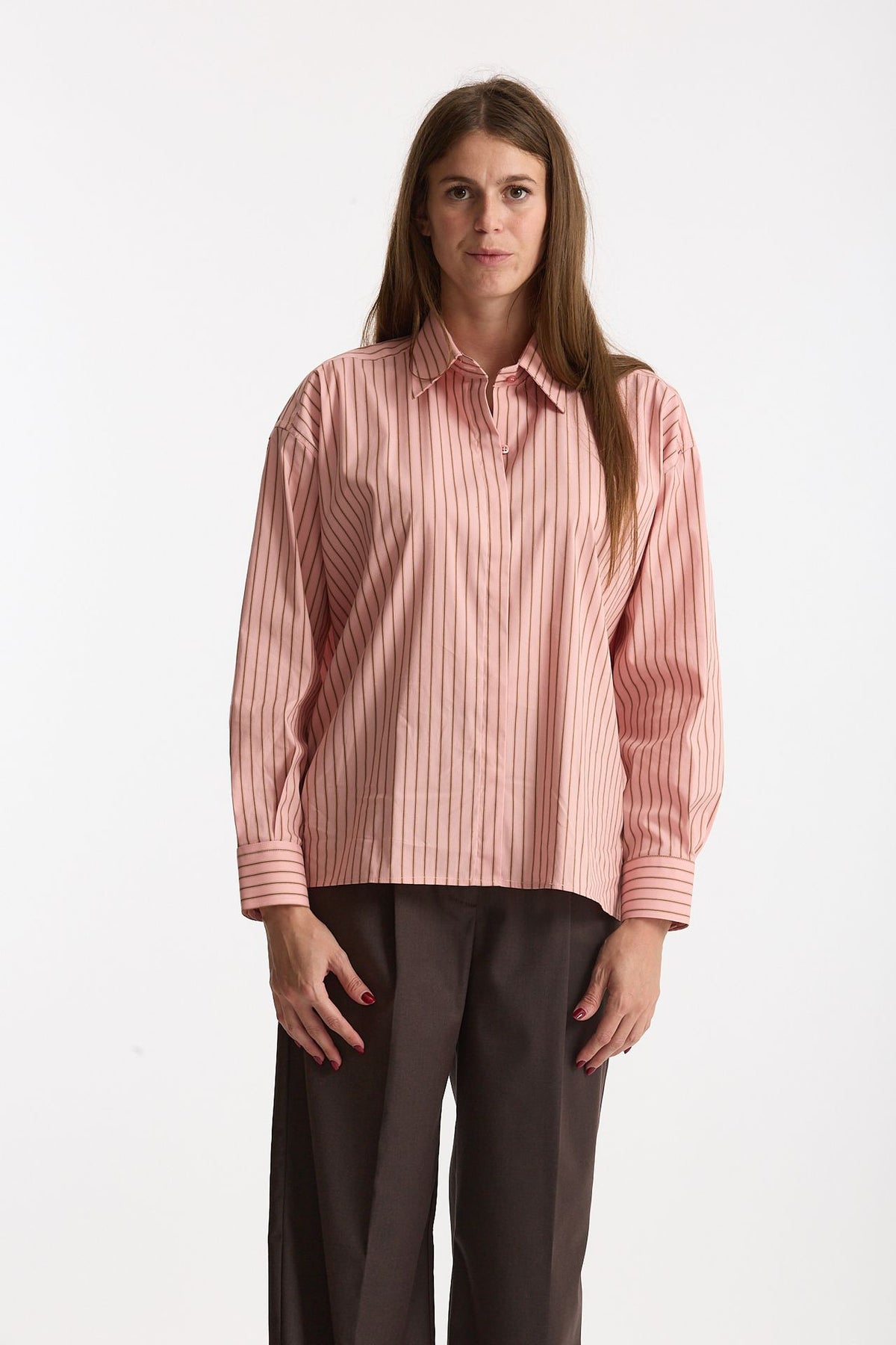 Camicia oversize rosa women Marsēm - 3
