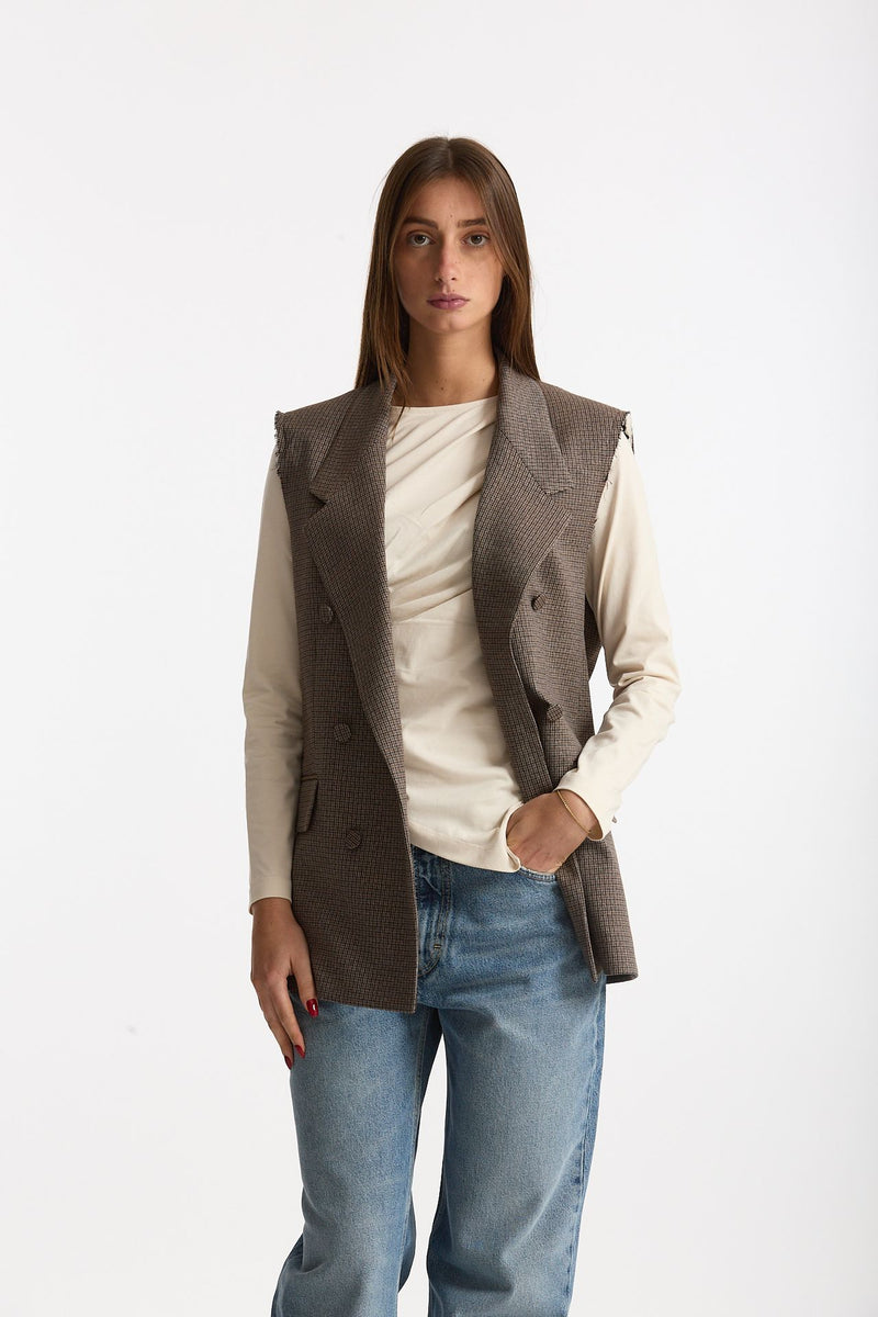Gilet in principe di Galles women Marsēm - 2