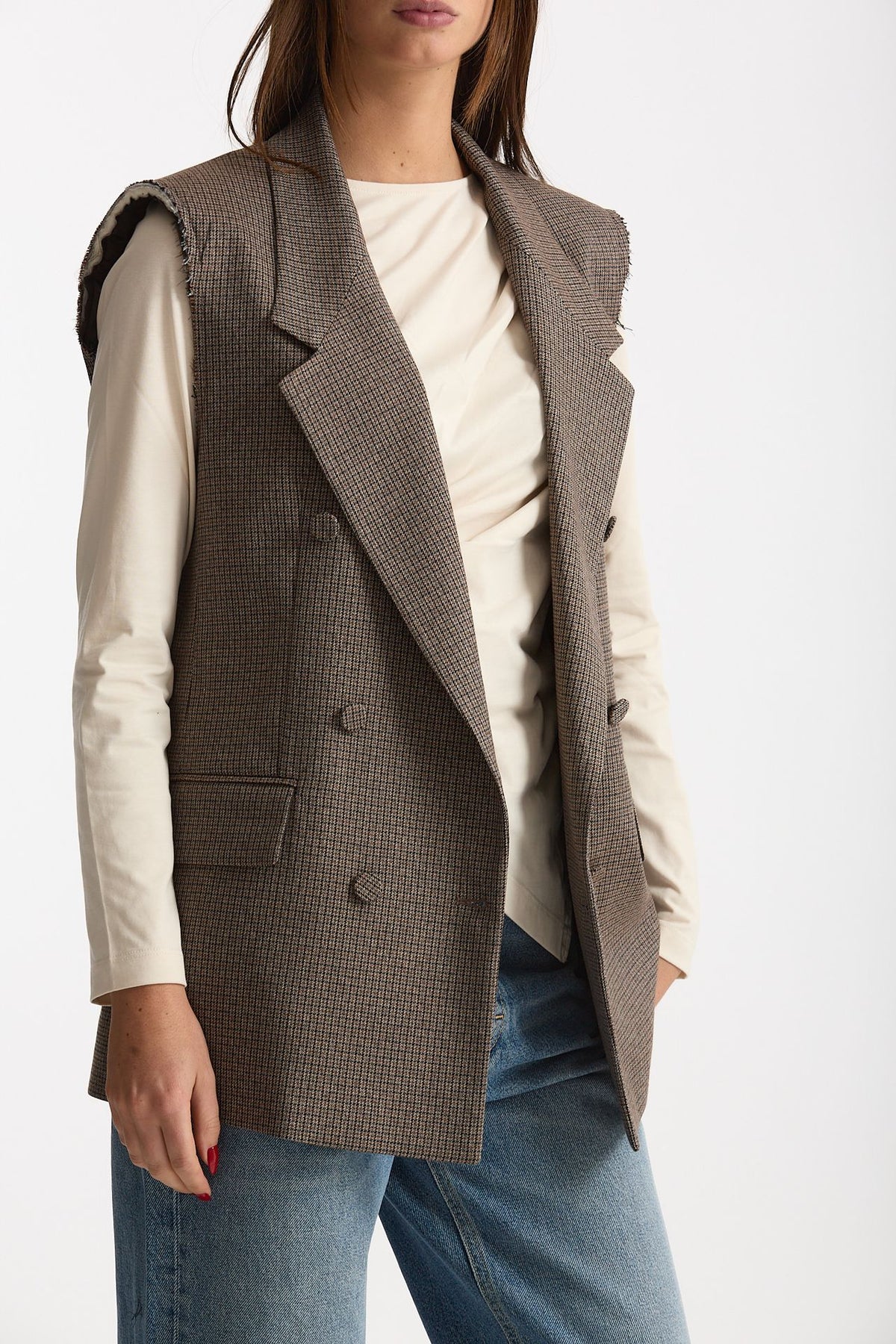 Gilet in principe di Galles women Marsēm - 1