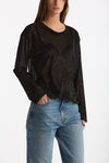 Maglia semitrasparente nero women Marsēm - 3