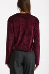 Maglia semitrasparente bordeaux women Marsēm - 4