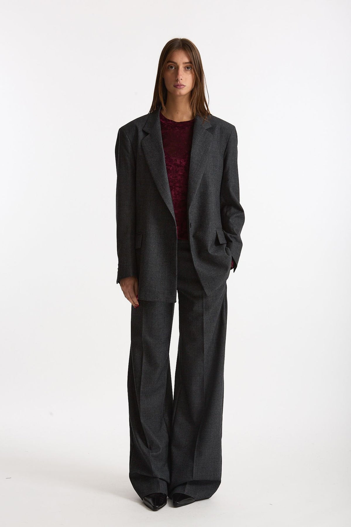 Giacca monopetto grigio women Marsēm - 2