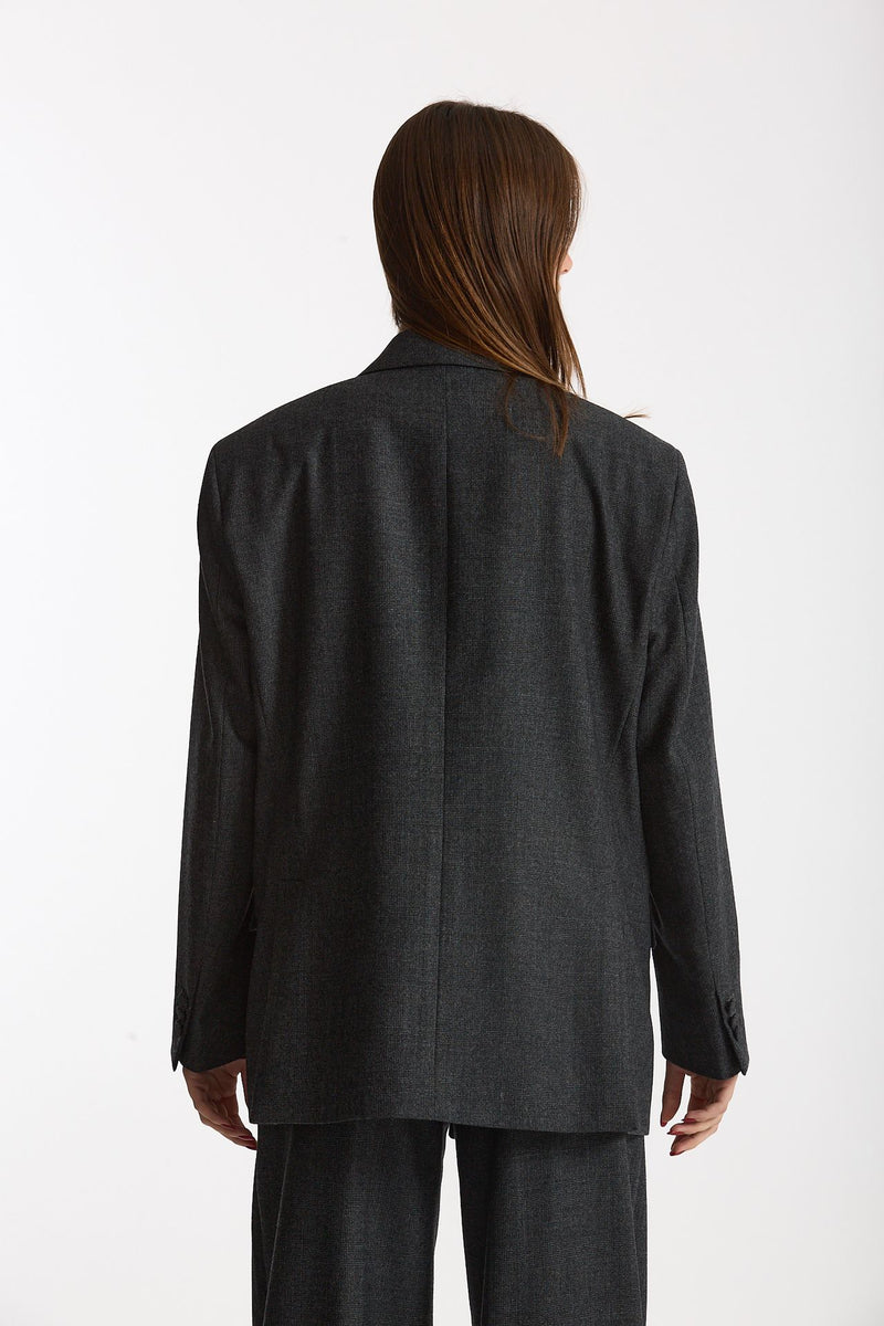 Giacca monopetto grigio women Marsēm - 5