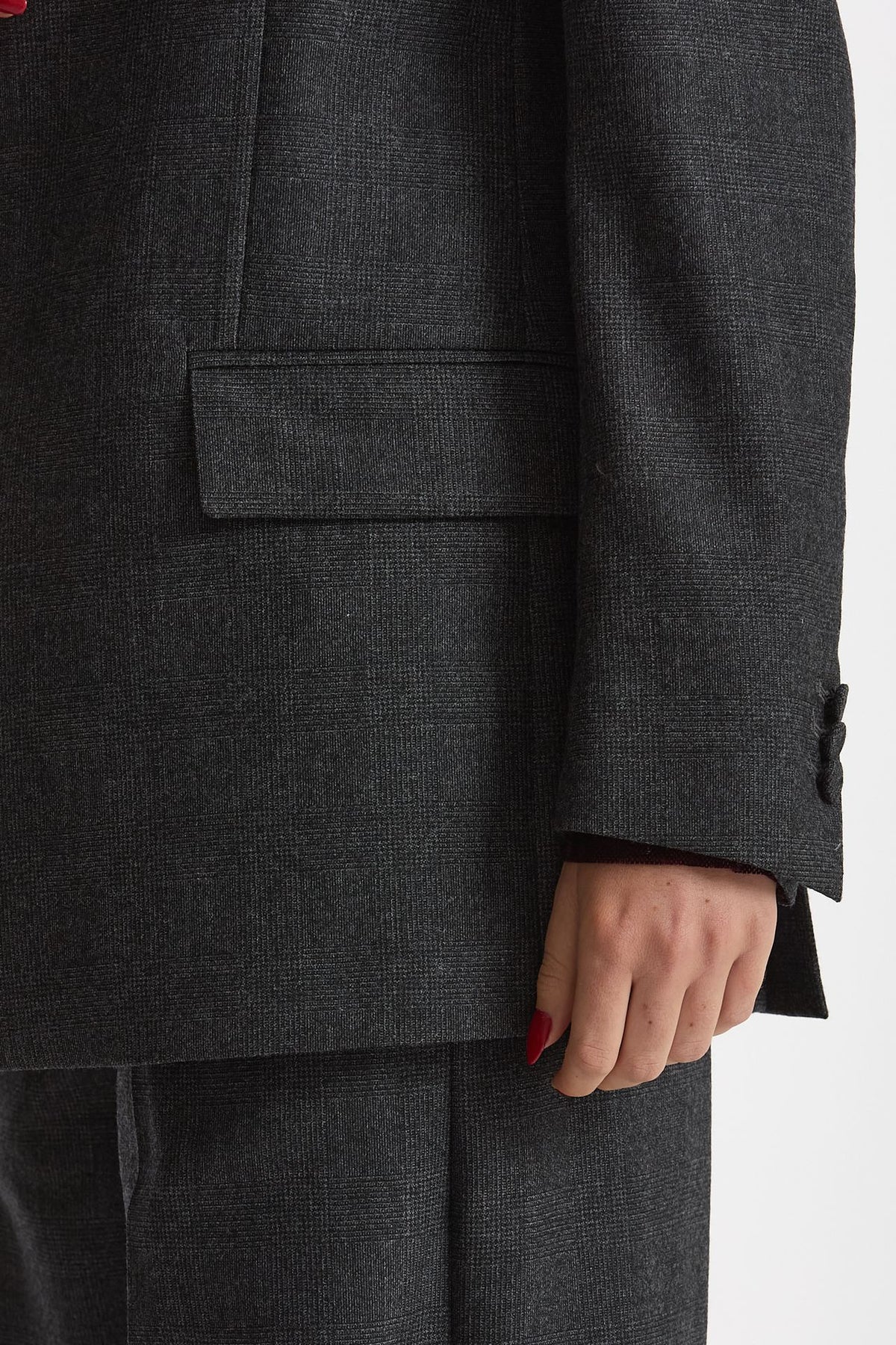 Giacca monopetto grigio women Marsēm - 7