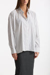Camicia oversize bianco e nero women Marsēm - 1