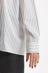Camicia oversize bianco e nero women Marsēm - 6