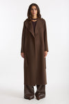 Cappotto POLDO lungo a vestaglia marrone women Max mara s - 2