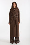 Cappotto POLDO lungo a vestaglia marrone women Max mara s - 3