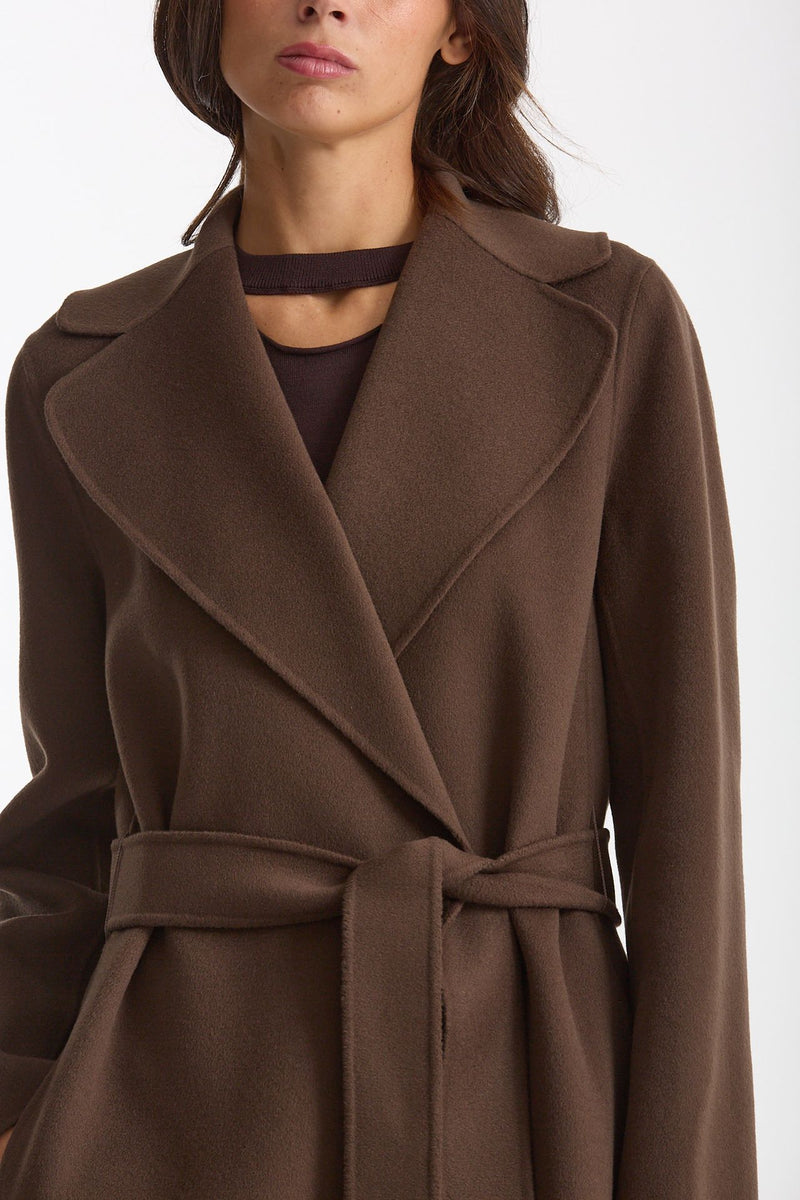 Cappotto POLDO lungo a vestaglia marrone women Max mara s - 6