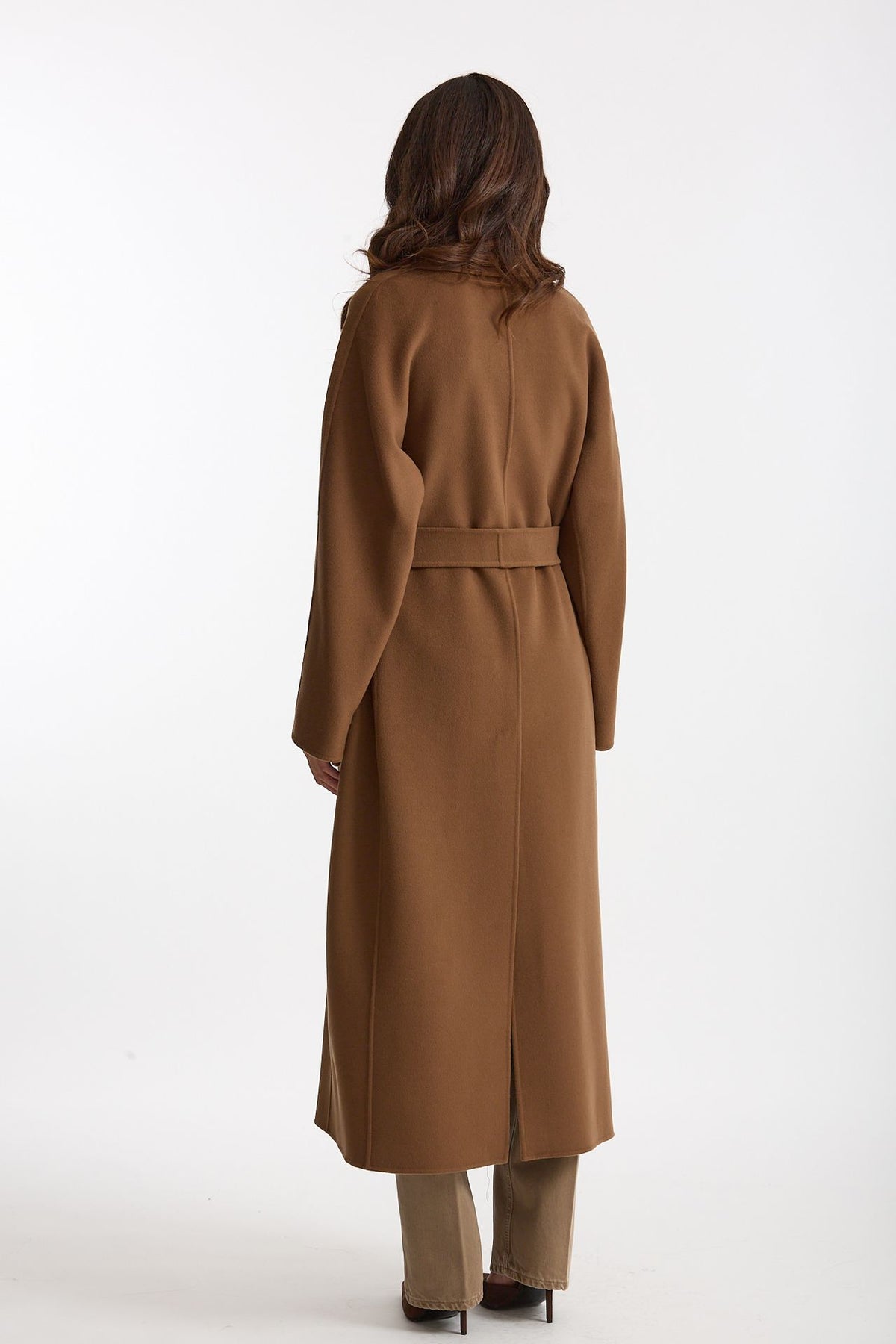 Cappotto PENELOPE lungo a vestaglia in lana cammello women Max mara s - 6