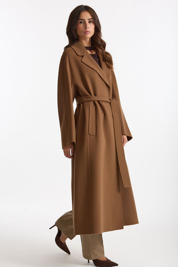 Cappotto PENELOPE lungo a vestaglia in lana cammello women Max mara s
