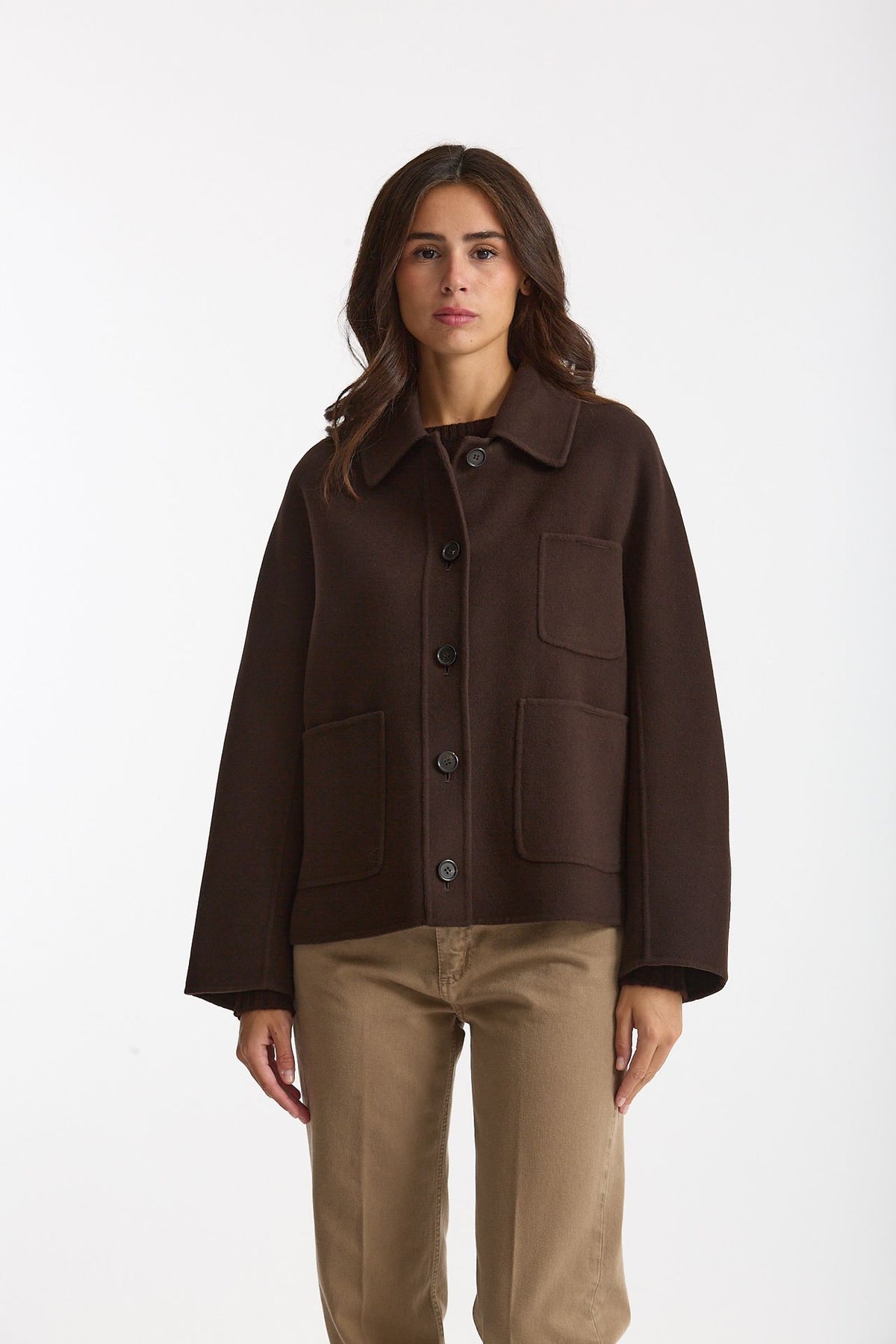 Giacca CLOE in drap di pura lana testa moro women Max mara s - 2