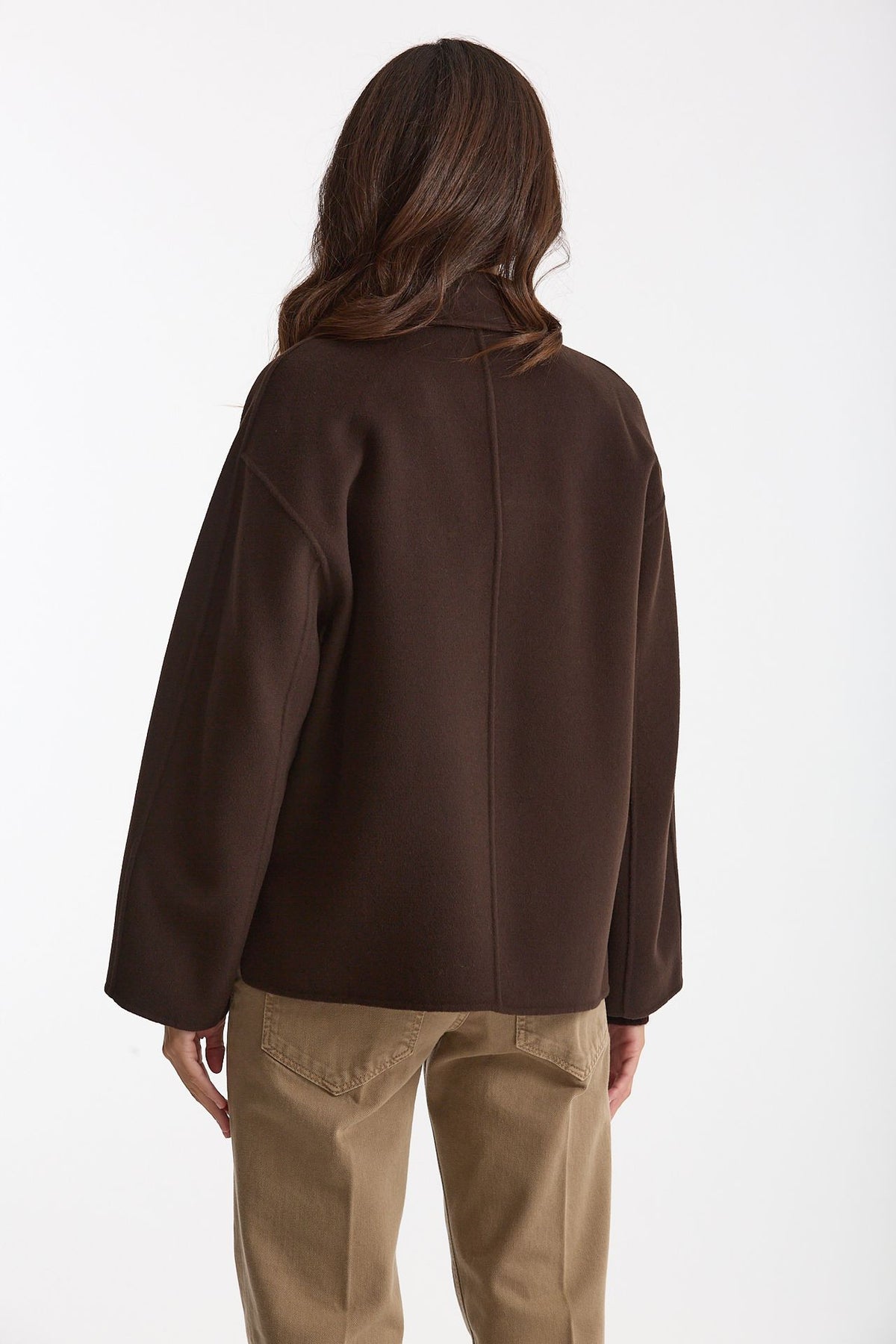 Giacca CLOE in drap di pura lana testa moro women Max mara s - 4