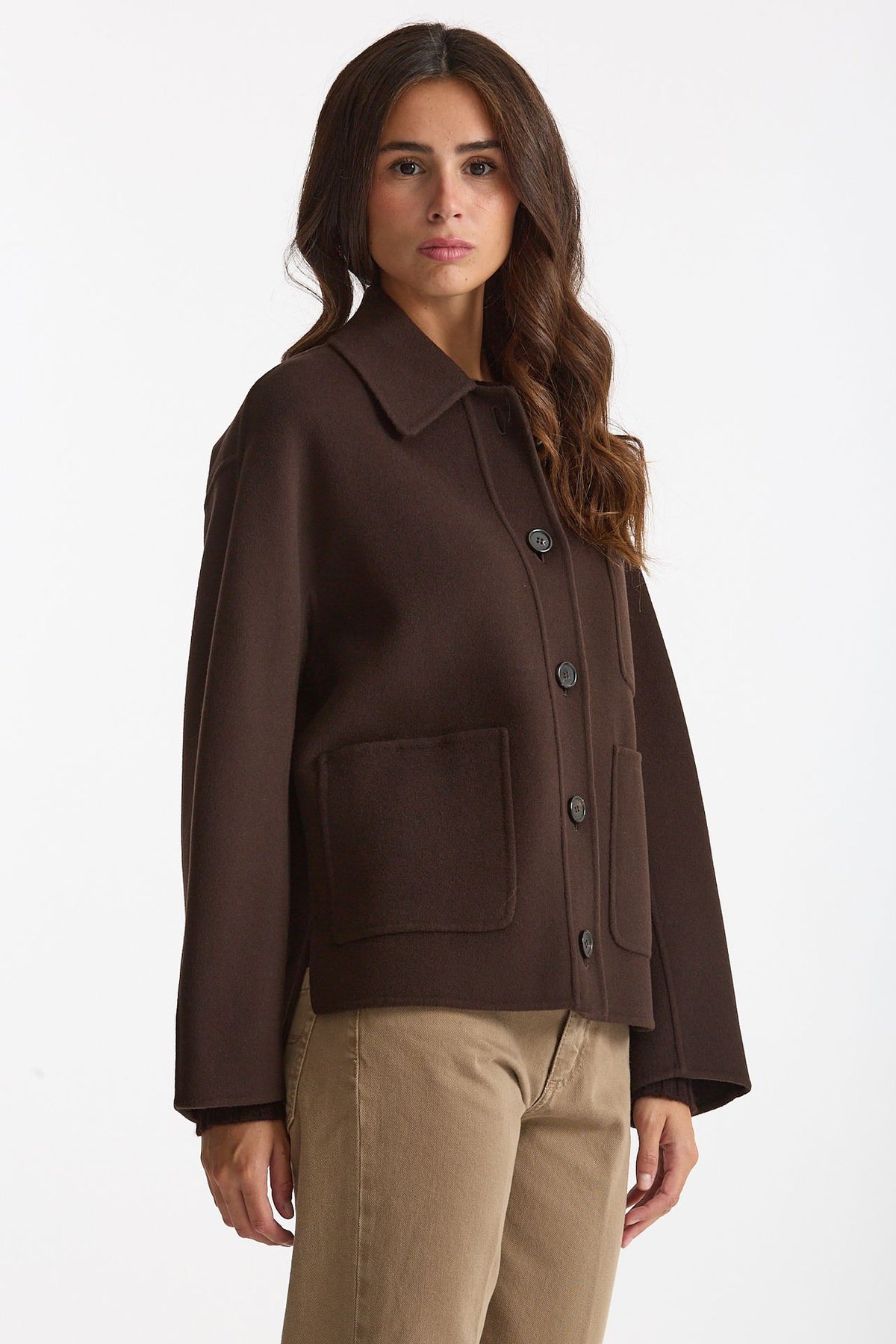 Giacca CLOE in drap di pura lana testa moro women Max mara s - 1