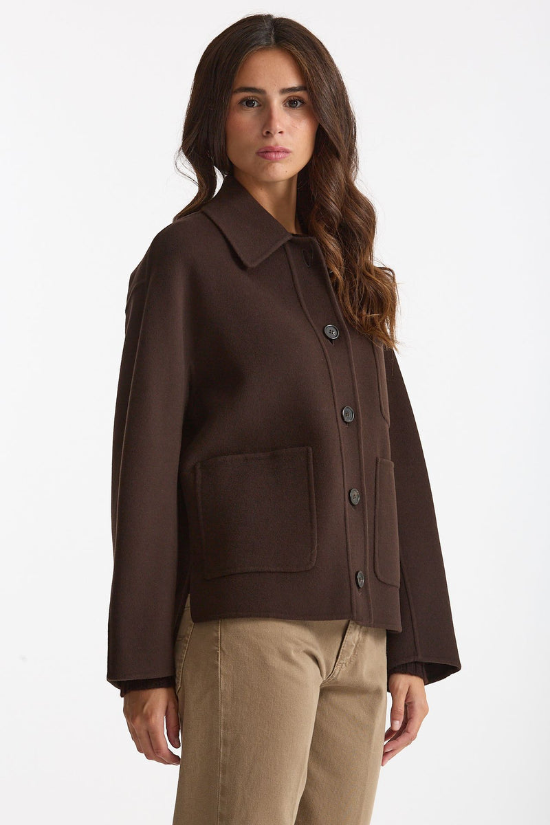 Giacca CLOE in drap di pura lana testa moro women Max mara s - 1
