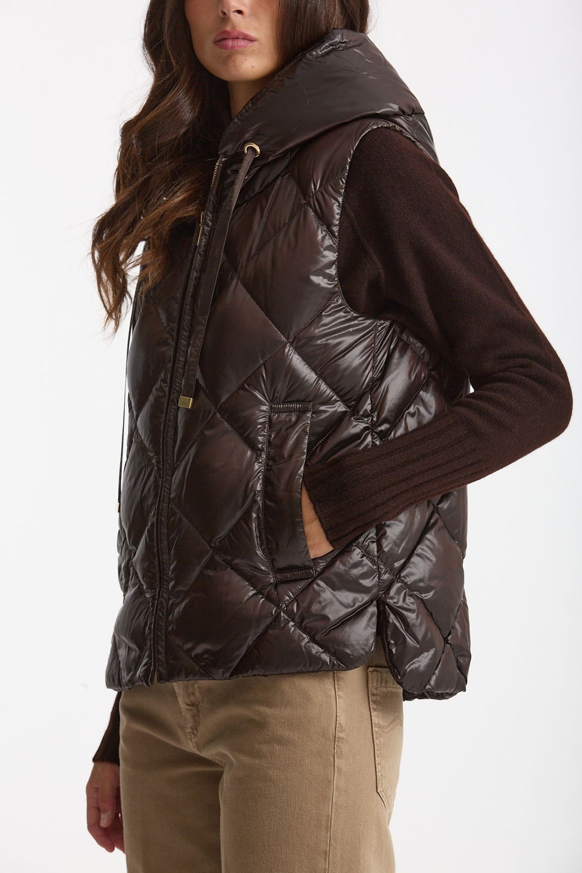 Gilet imbottito TROPICO marrone women Max mara s - 5