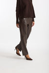 Pantalone regular in eco pelle SOSPIRO marrone women Max mara s - 2