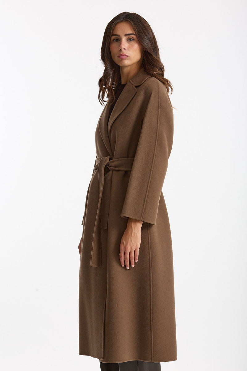 Cappotto ESTURIA midi a vestaglia fango women Max mara s - 2
