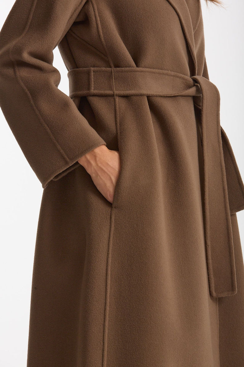 Cappotto ESTURIA midi a vestaglia fango women Max mara s - 7