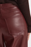Pantalone regular in eco pelle SOSPIRO bordeaux women Max mara s - 6
