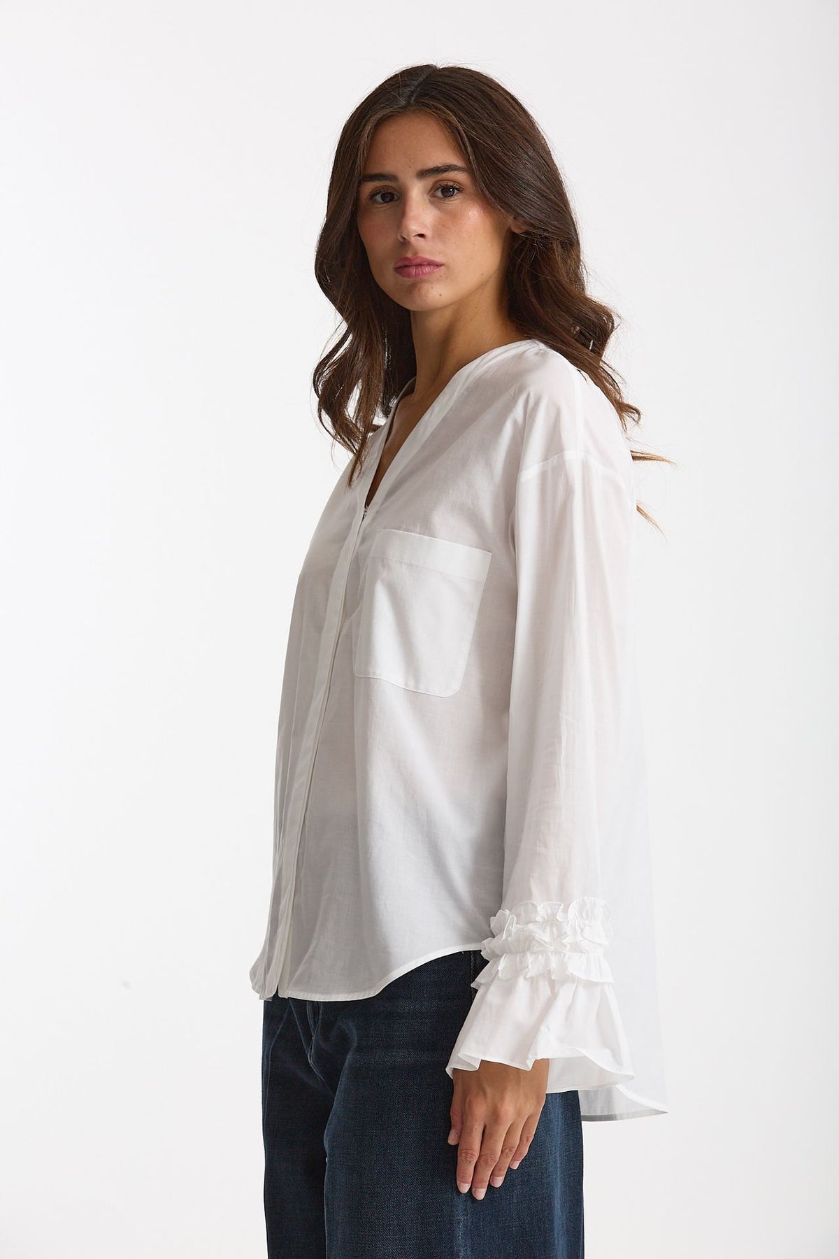 Camicia ASTRO in mussola di cotone bianco women Max mara s - 2