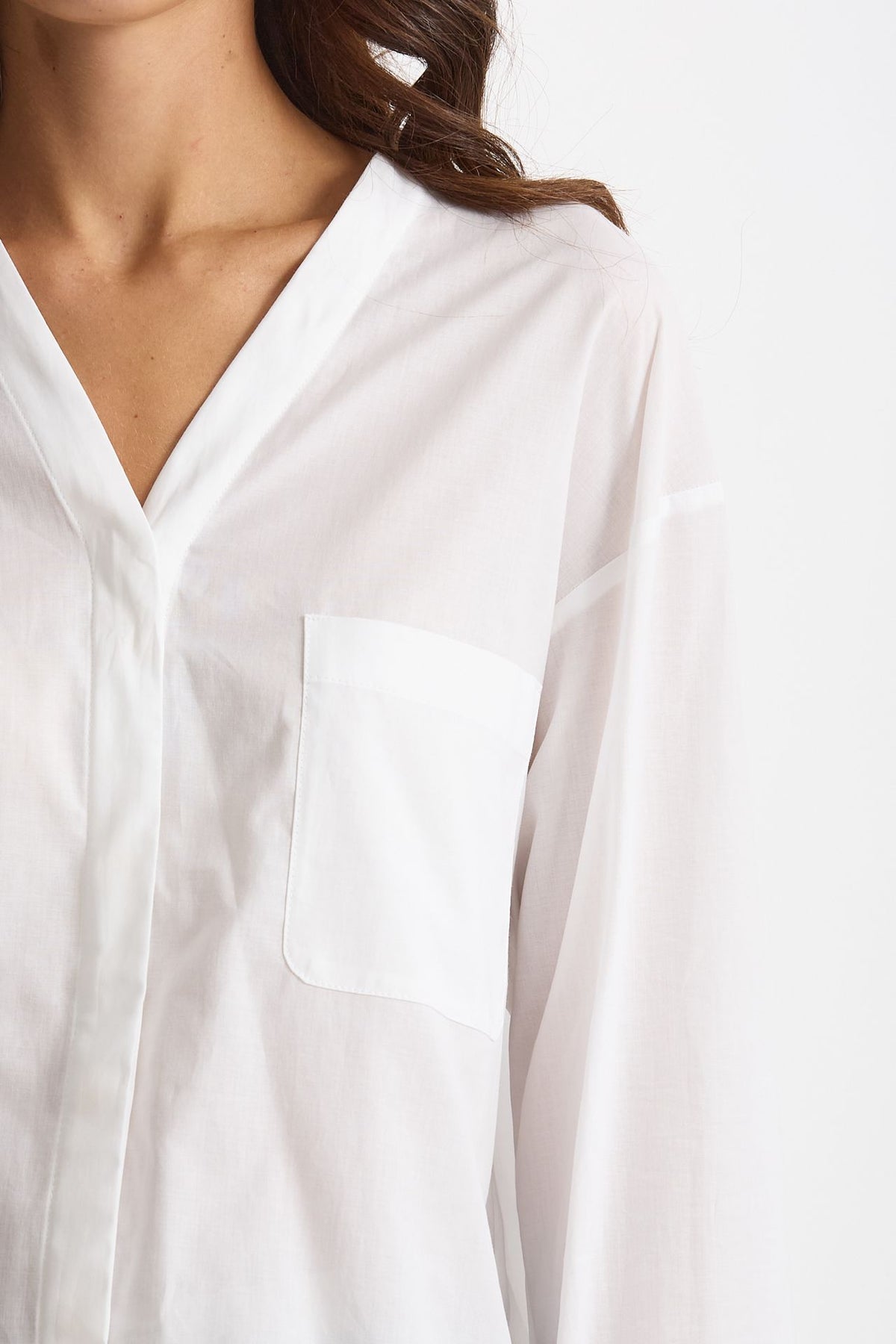 Camicia ASTRO in mussola di cotone bianco women Max mara s - 5