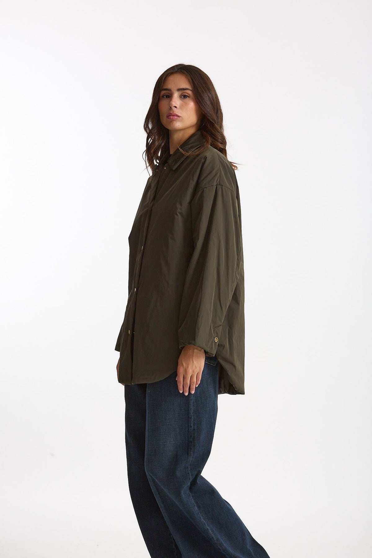 Giubbino CARLOTTA reversibile verde kaki women Max mara s - 3