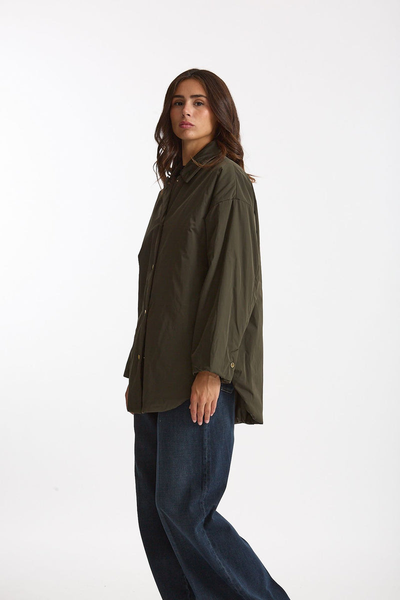 Giubbino CARLOTTA reversibile verde kaki women Max mara s - 3