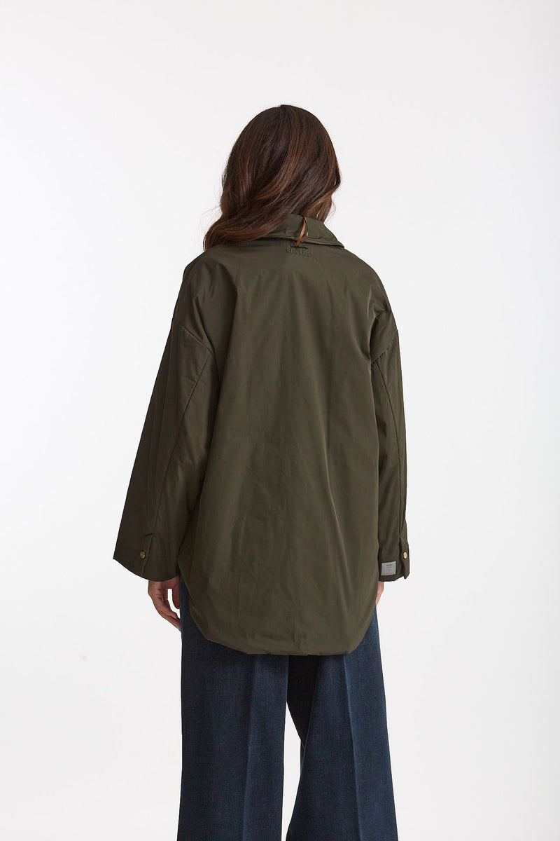 Giubbino CARLOTTA reversibile verde kaki women Max mara s - 4