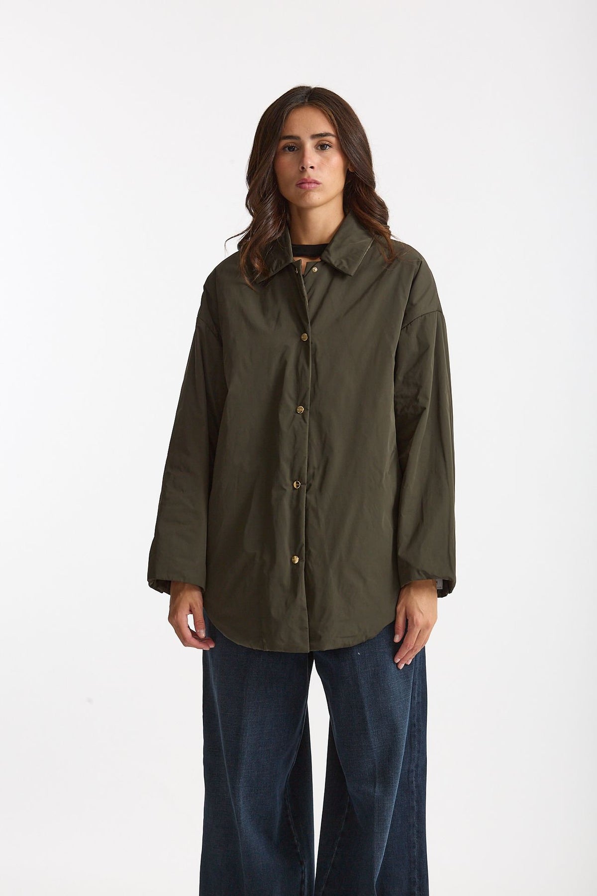 Giubbino CARLOTTA reversibile verde kaki women Max mara s - 2