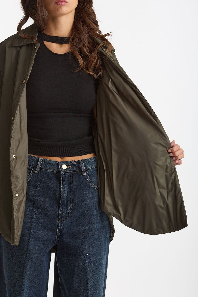 Giubbino CARLOTTA reversibile verde kaki women Max mara s - 6