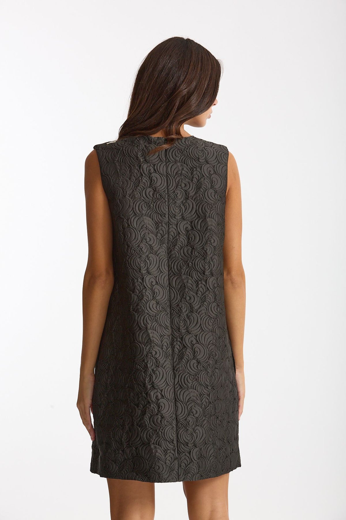 Abito jacquard VICOLO in misto cotone verde scuro women Max mara s - 3