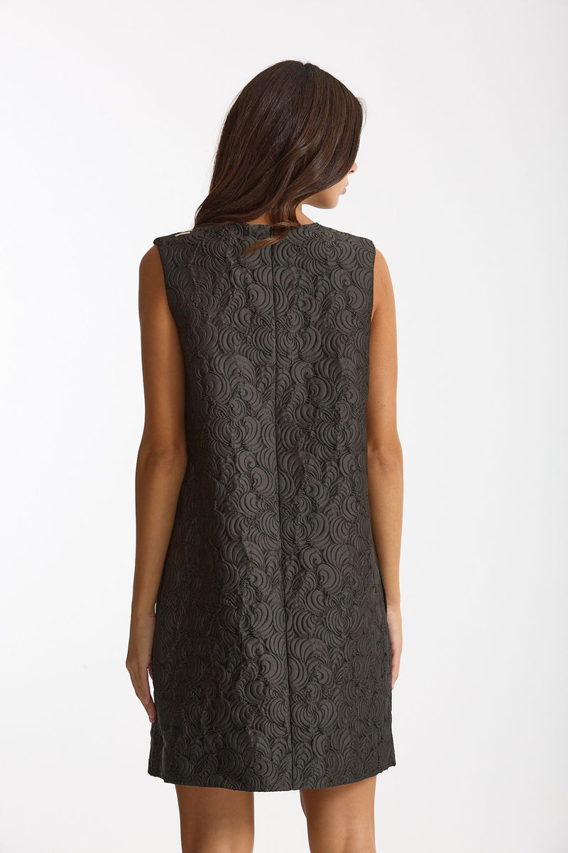 Abito jacquard VICOLO in misto cotone verde scuro women Max mara s - 3