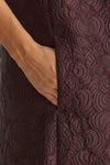Abito jacquard VICOLO in misto cotone bordeaux women Max mara s - 5
