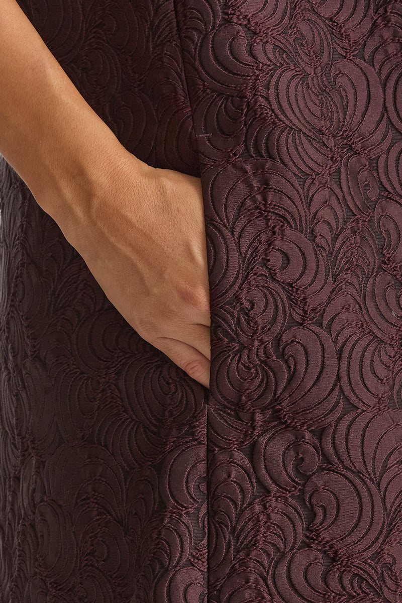 Abito jacquard VICOLO in misto cotone bordeaux women Max mara s - 5
