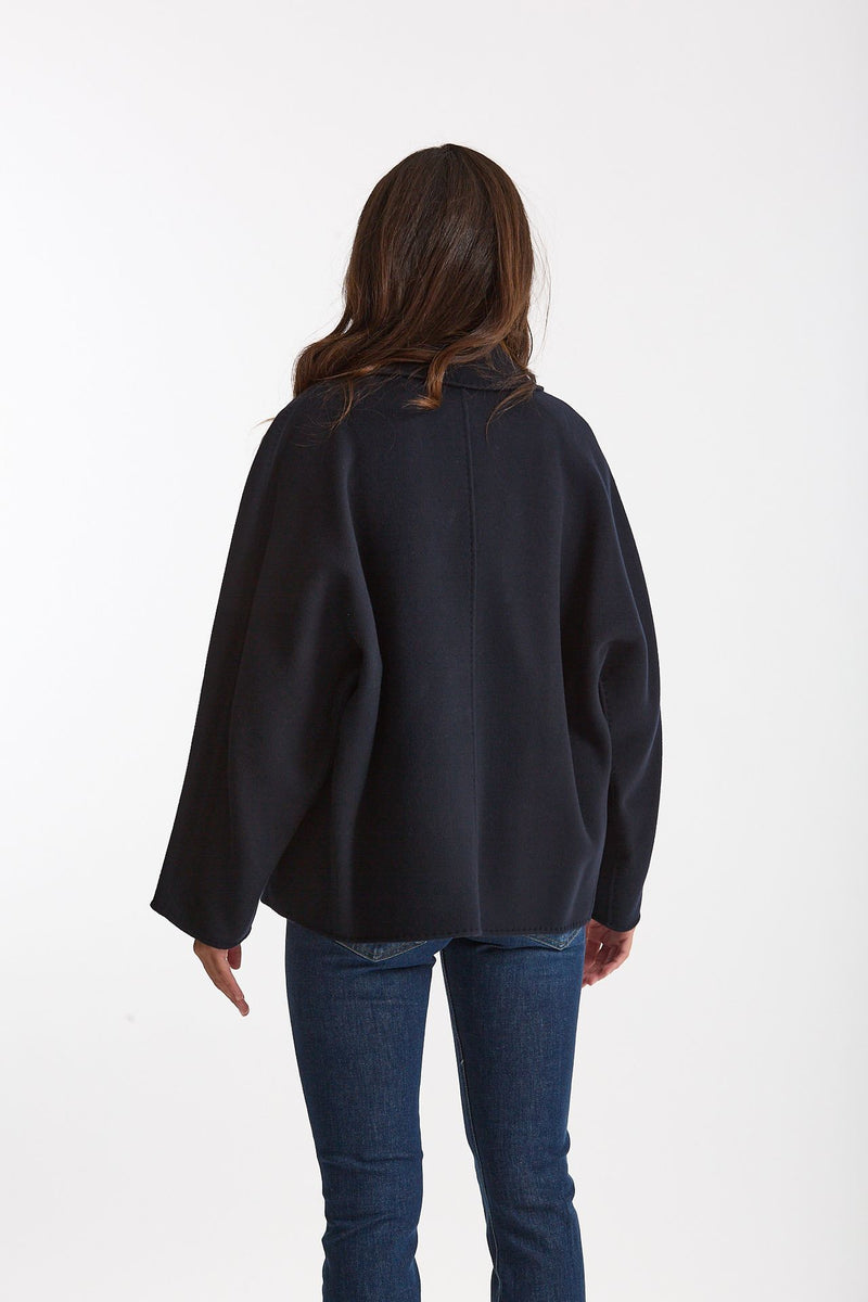 Caban ADELE in drap di lana blu women Max mara s - 5