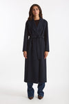 Cappotto POLDO lungo a vestaglia blu women Max mara s - 4