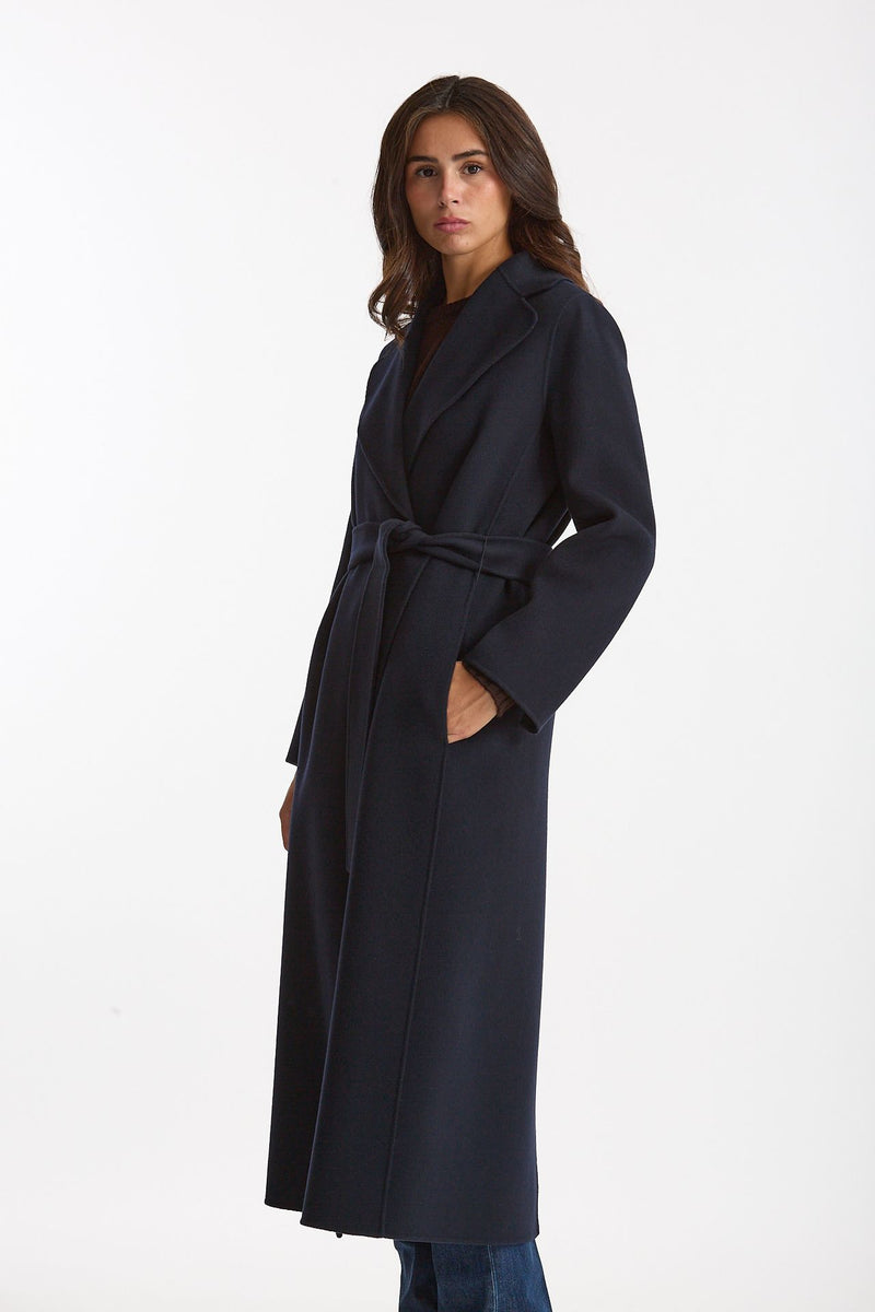 Cappotto POLDO lungo a vestaglia blu women Max mara s - 1