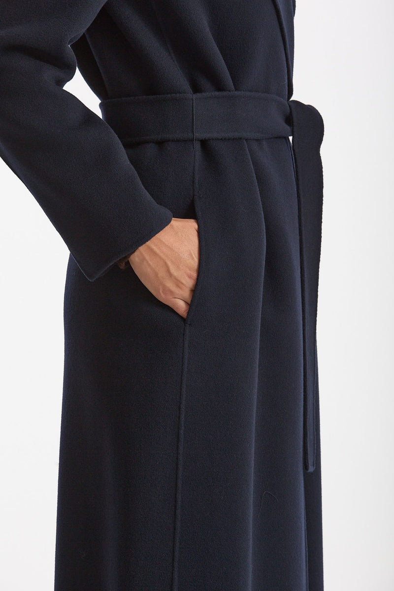 Cappotto POLDO lungo a vestaglia blu women Max mara s - 6