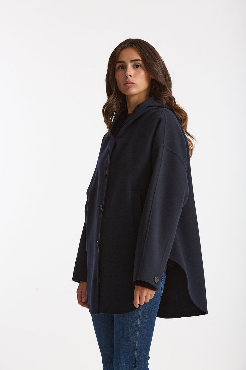 Caban MANITA in drap di lana blu women Max mara s - 1