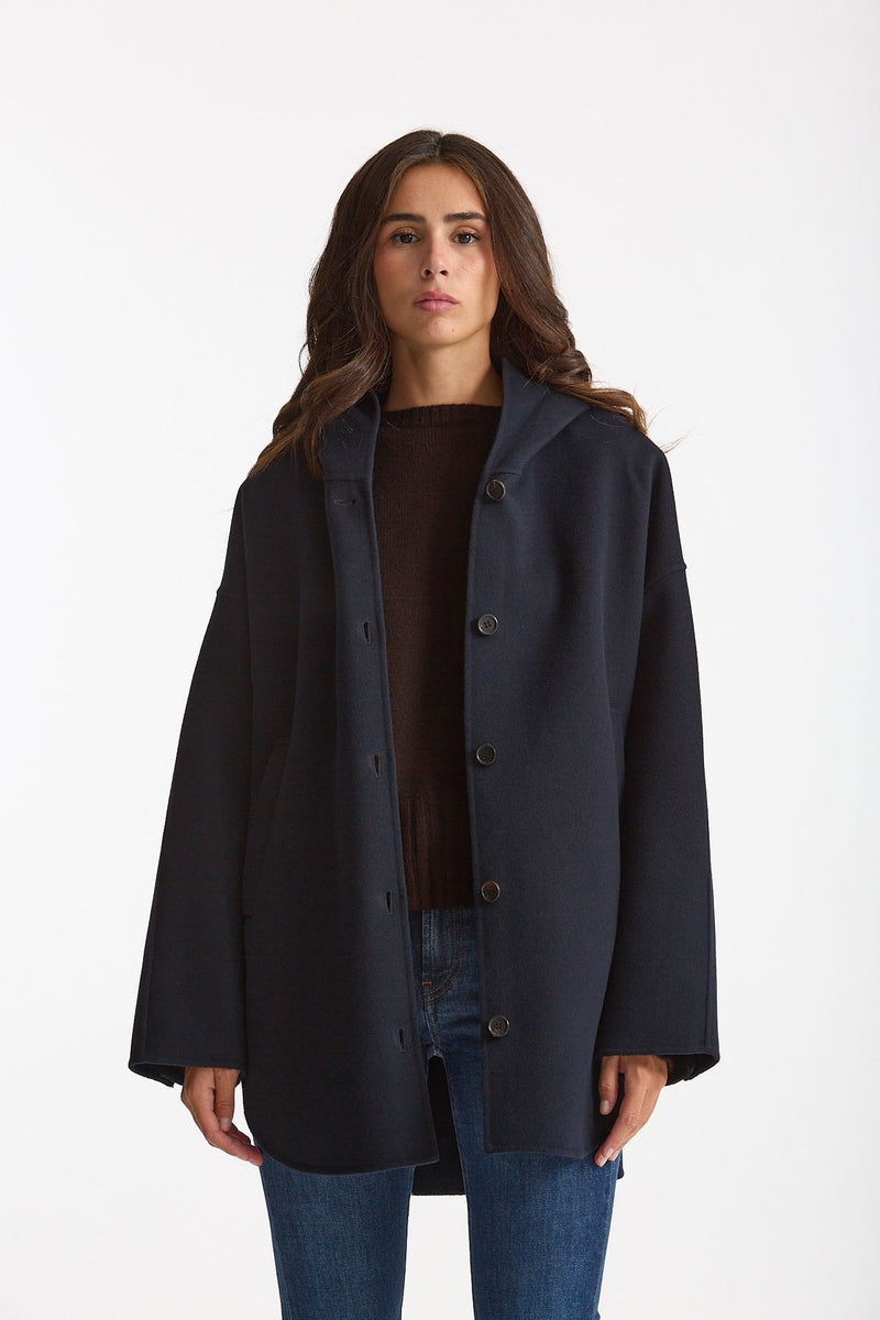 Caban MANITA in drap di lana blu women Max mara s - 4