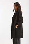 Cappotto midi ARONA in drap di lana nero women Max mara s - 3
