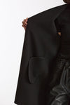 Cappotto midi ARONA in drap di lana nero women Max mara s - 7