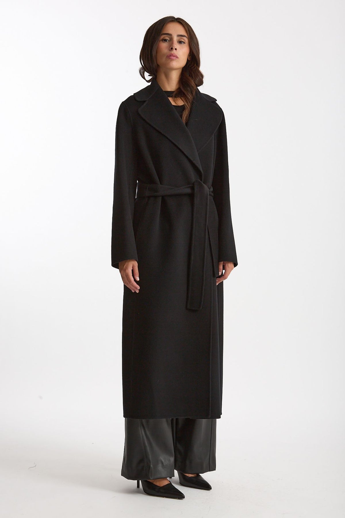 Cappotto lungo a vestaglia PAOLA nero women Max mara s - 4