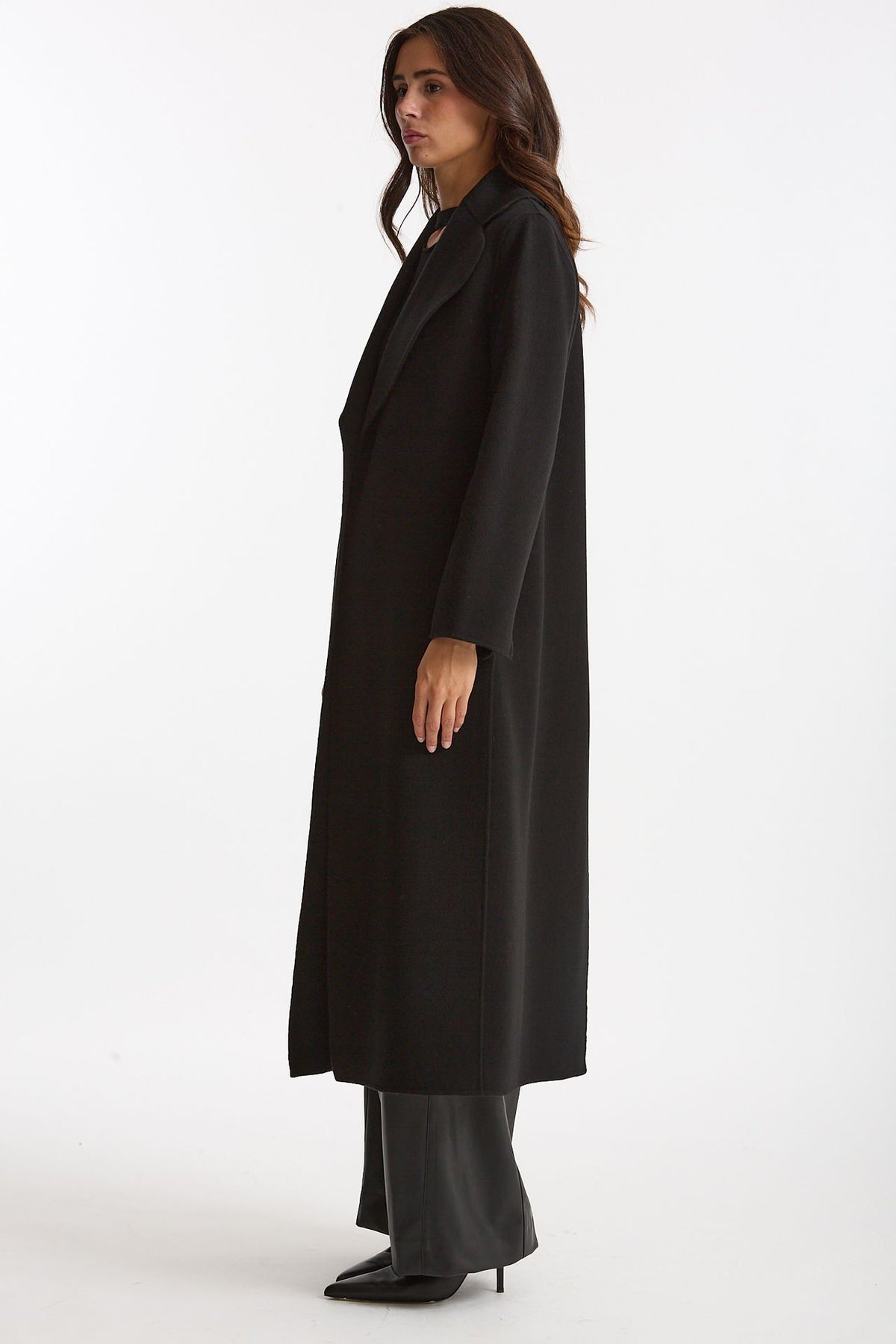 Cappotto lungo a vestaglia POLDO nero women Max mara s - 3