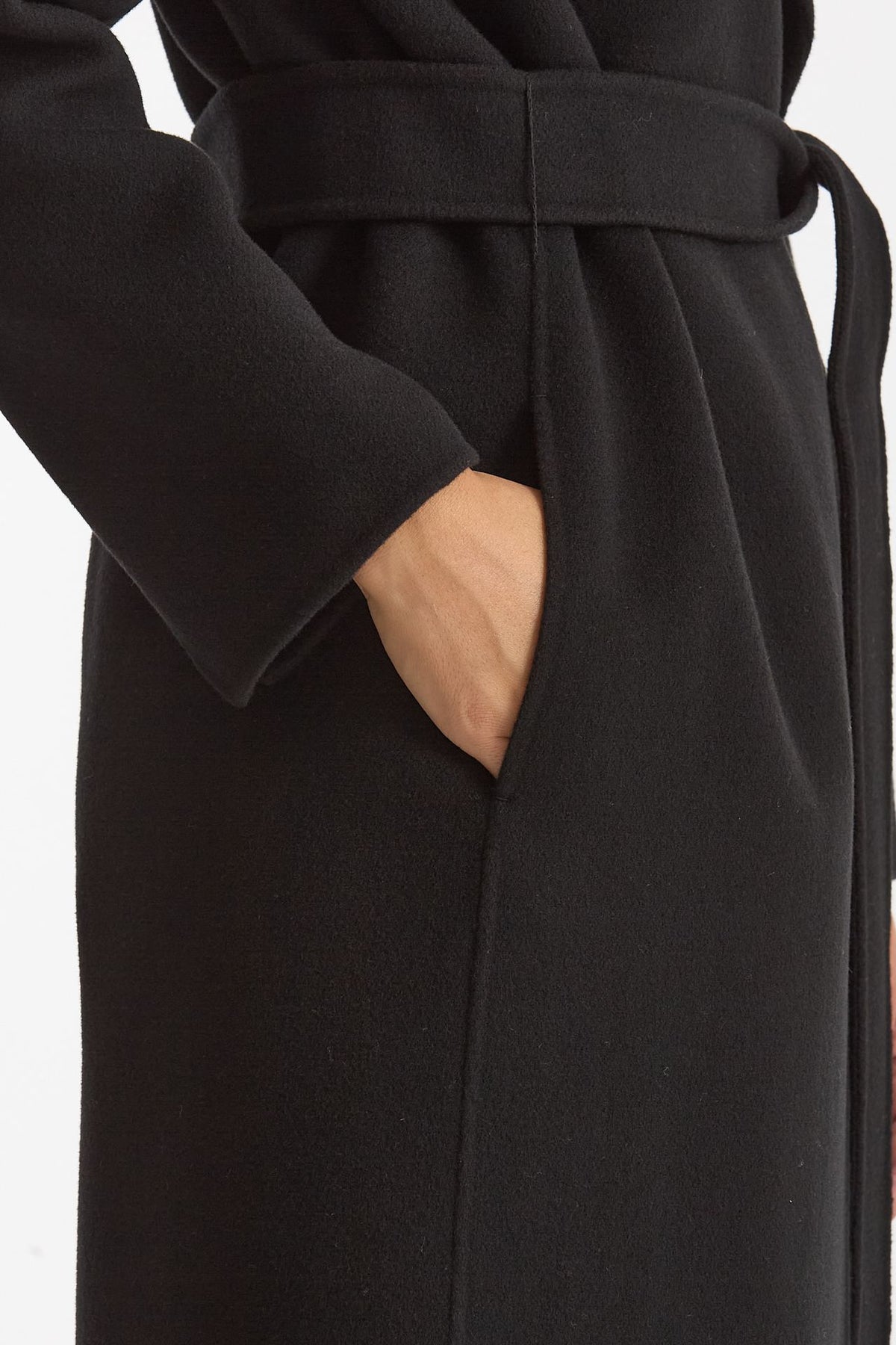 Cappotto lungo a vestaglia POLDO nero women Max mara s - 5