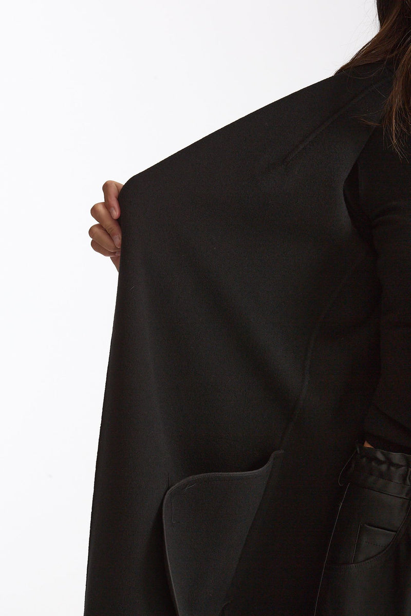 Cappotto lungo a vestaglia POLDO nero women Max mara s - 6