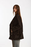 Blazer in suede testa moro women Mono - 3