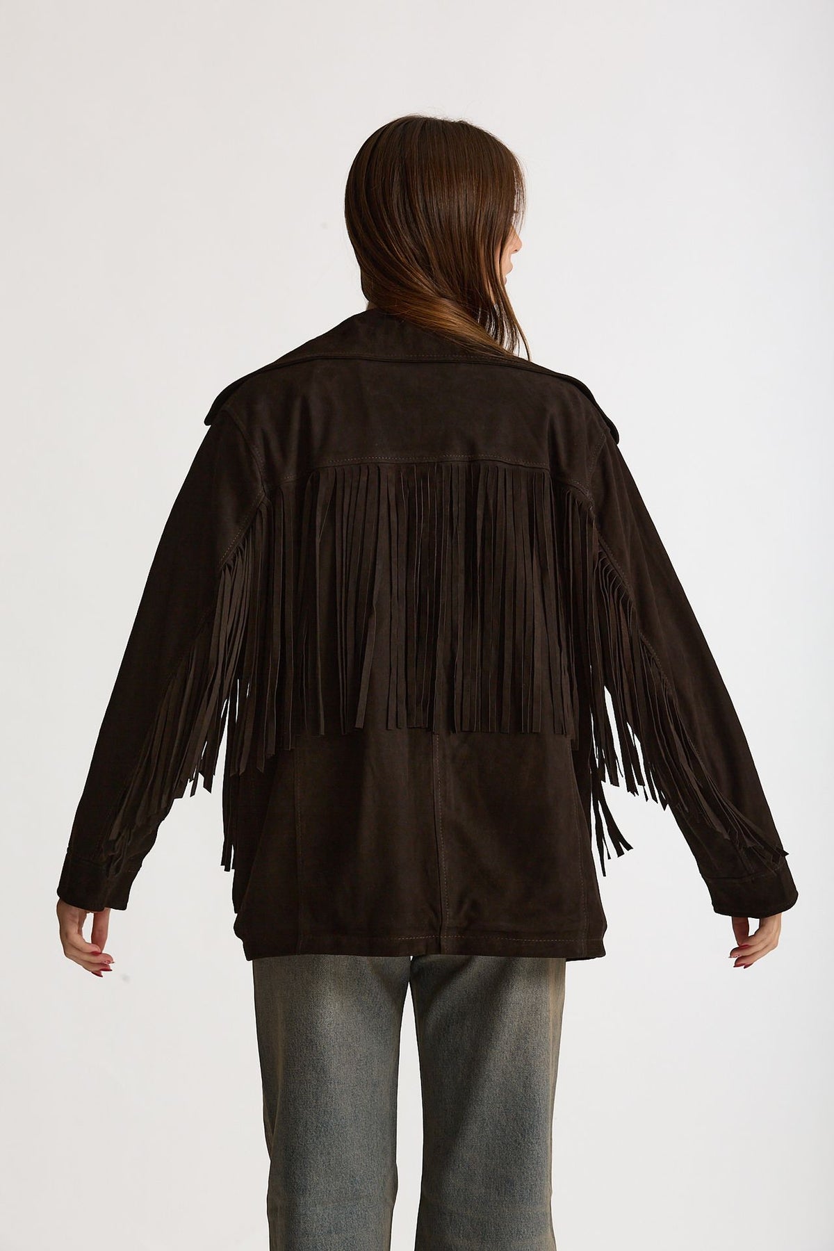 Blazer in suede testa moro women Mono - 4