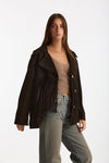 Blazer in suede testa moro women Mono - 2
